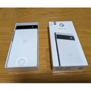 グーグルピクセル(Google Pixel)のPixel6a ほぼ未使用品　チョーク SIMフリー(スマートフォン本体)