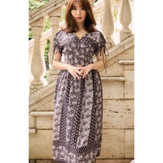 ハーリップトゥ(Her lip to)のCasablanca Volume Sleeve Dress herlipto(ロングワンピース/マキシワンピース)