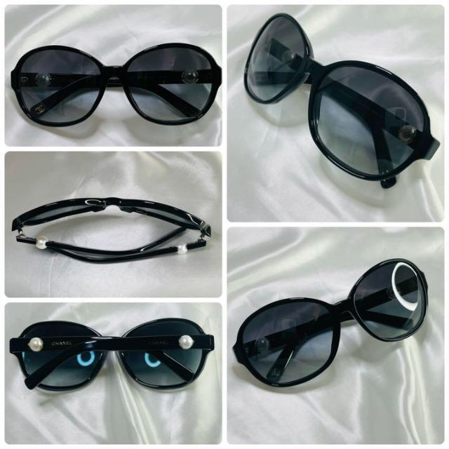 CHANEL - (美品!)CHANEL シャネル Fパール ロゴ 5131H サングラスの