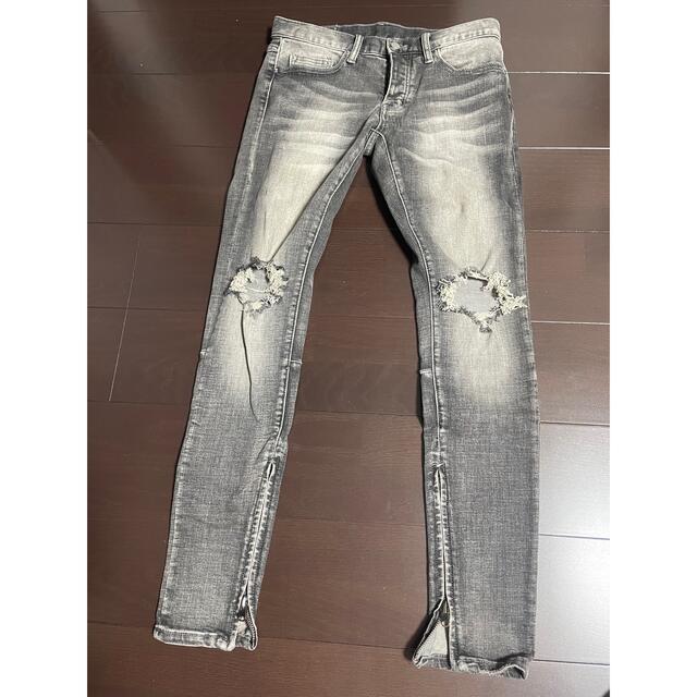 mnml m1 slim denim 28 gray