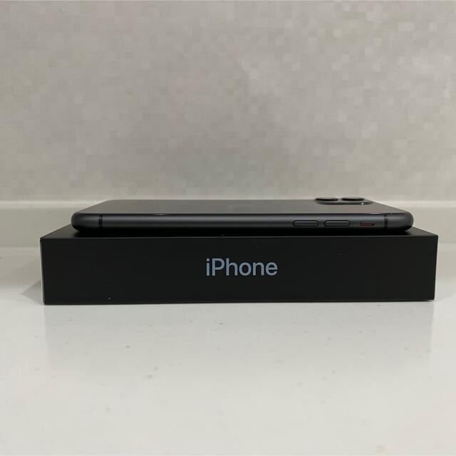 iPhone(アイフォーン)のiPhone11 　128GB ブラック　SIMフリー スマホ/家電/カメラのスマートフォン/携帯電話(スマートフォン本体)の商品写真