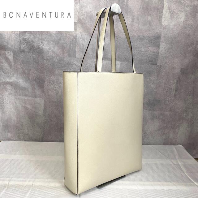 【極美品】BONAVENTURA ノブレッサ アイボリー 肩掛け トートバッグ