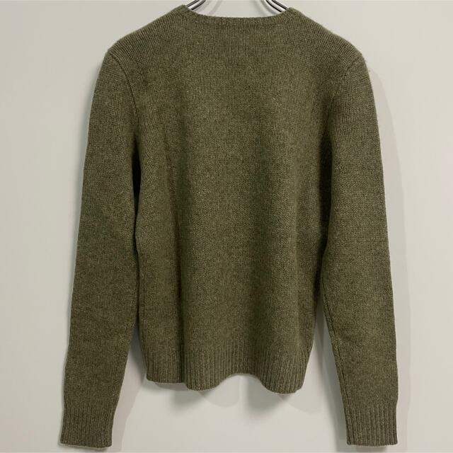 Ralph Lauren(ラルフローレン)のRALPH LAUREN 美品　羊毛　アンゴラ　長袖ニット　セーター　5f 緑 レディースのトップス(ニット/セーター)の商品写真