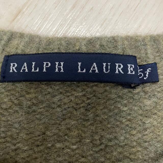 Ralph Lauren(ラルフローレン)のRALPH LAUREN 美品　羊毛　アンゴラ　長袖ニット　セーター　5f 緑 レディースのトップス(ニット/セーター)の商品写真