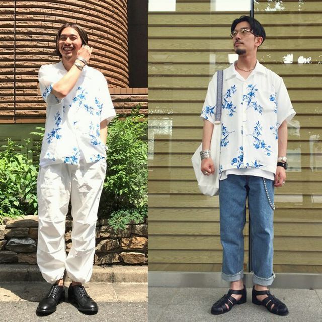 UNUSED(アンユーズド)のUNUSED Rayon Open Collar Shirt アロハシャツ メンズのトップス(シャツ)の商品写真