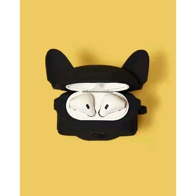 AirPods エアーポッズ 第3世代 サングラス ブルドッグ 犬 黒 ケース スマホ/家電/カメラのオーディオ機器(ヘッドフォン/イヤフォン)の商品写真