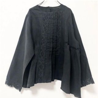 ネストローブ(nest Robe)のネストローブ nest robe クルーニーレースアシンメトリーブラウス(シャツ/ブラウス(長袖/七分))