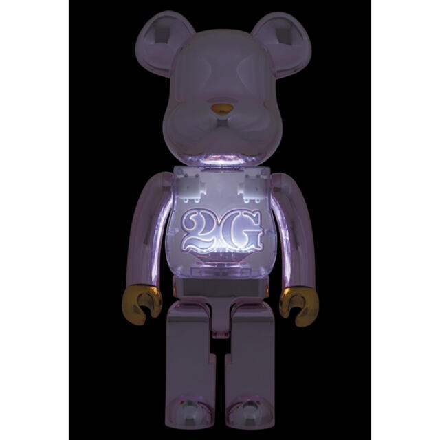 BE@RBRICK 2G PINK GOLD CHROME 1000％