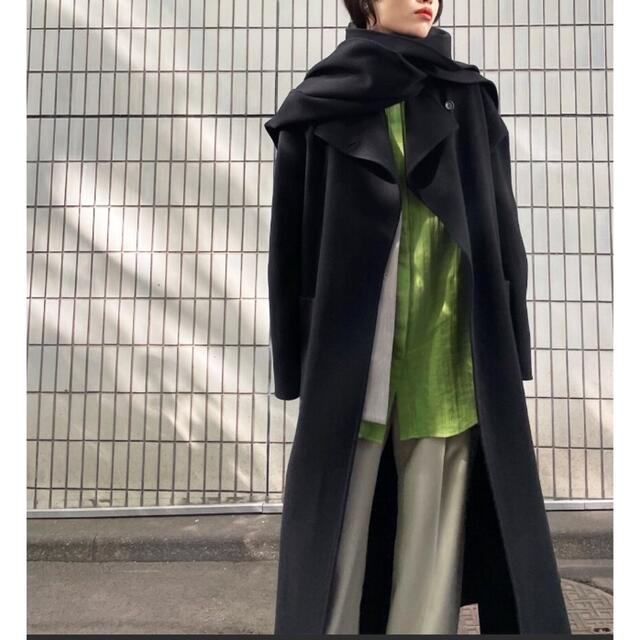 Ameri VINTAGE(アメリヴィンテージ)のameri vintage/STAND COLLAR SCARF COAT レディースのジャケット/アウター(ロングコート)の商品写真