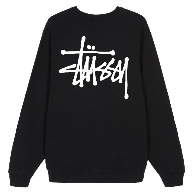 未使用 ステューシー stussy L 黒 裏起毛スウェット