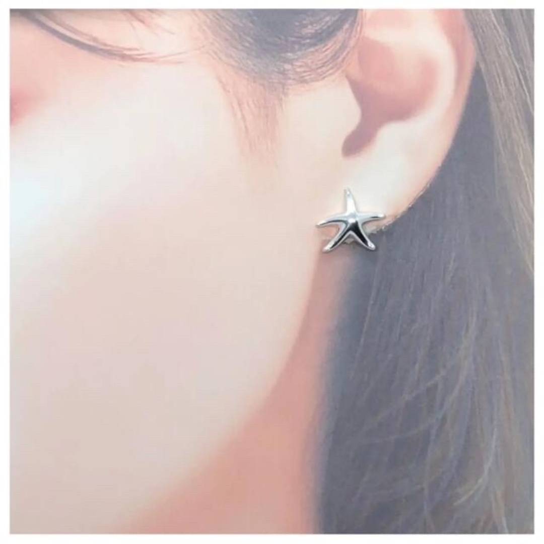 Tiffany & Co.(ティファニー)のTiffanyティファニースターフィッシュピアス　ポスト585刻印 レディースのアクセサリー(ピアス)の商品写真