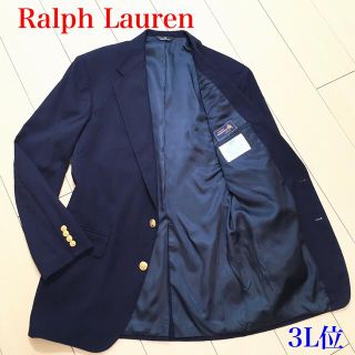 ラルフローレン(Ralph Lauren)の極美品★ラルフローレン【紺ブレザー】 ネイビージャケット★金釦 通年A732(テーラードジャケット)