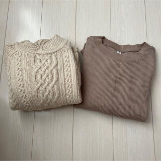 ユニクロ(UNIQLO)の期間限定価格【UNIQLO しまむら】レディース ワンピース 2点セット(ロングワンピース/マキシワンピース)