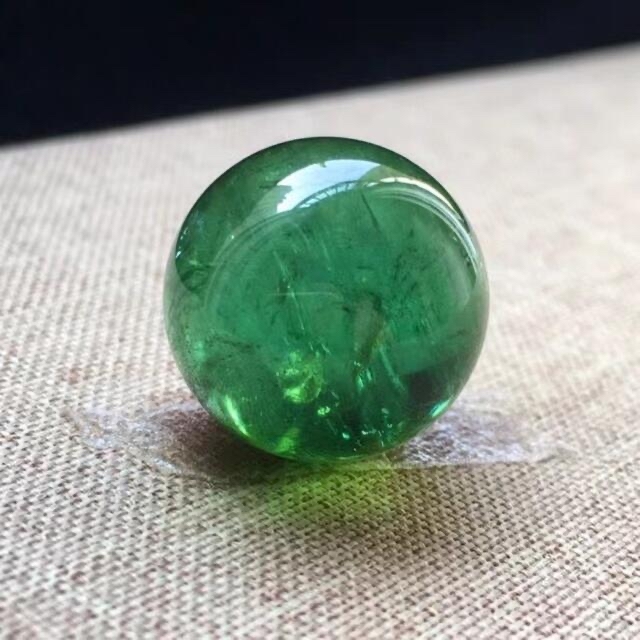 ⭐︎【高級】トルマリン 丸玉 18mm ペンダントトップ加工 - 各種パーツ