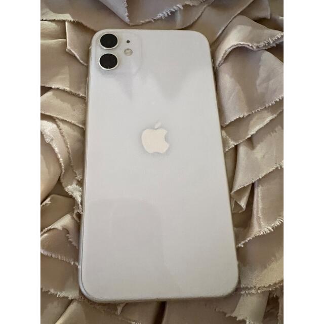 iPhone 11 ホワイト256gb simフリー バッテリー97%-