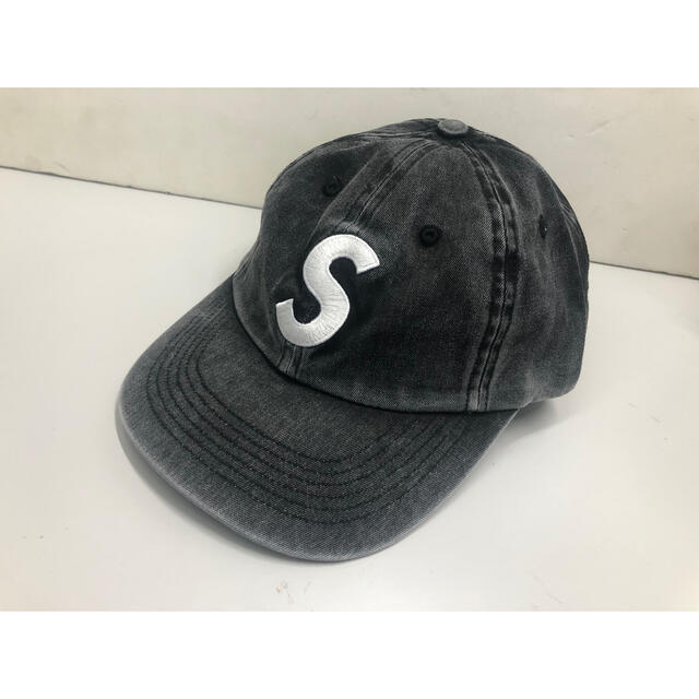 Supreme Pigment Print S Logo 6-Panelブラック 【即出荷】 68.0%OFF 