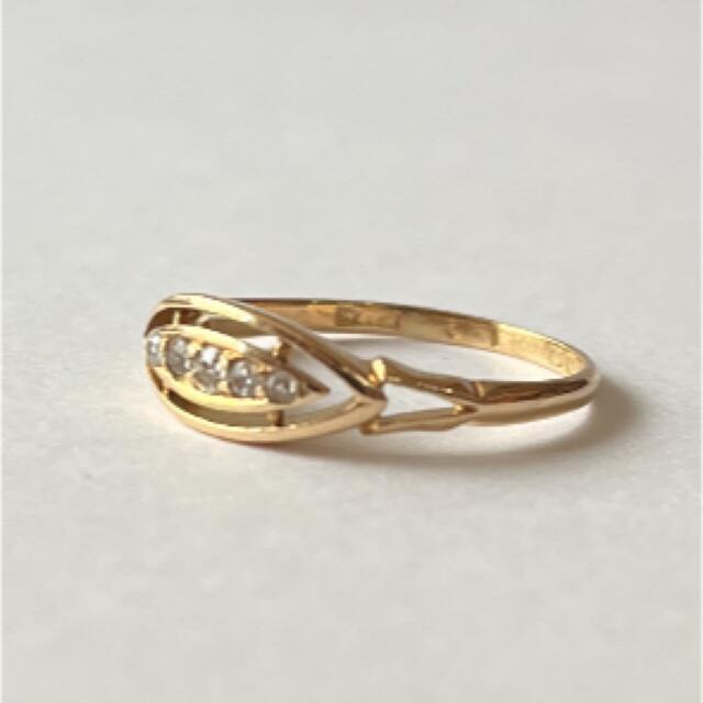 レア 英国 イギリス アンティーク 18ct 18k ジプシーリングの通販 by Y