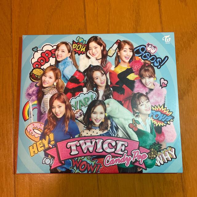 TWICE(トゥワイス)のCandy Pop(初回限定盤A)（CD+DVD） エンタメ/ホビーのCD(K-POP/アジア)の商品写真