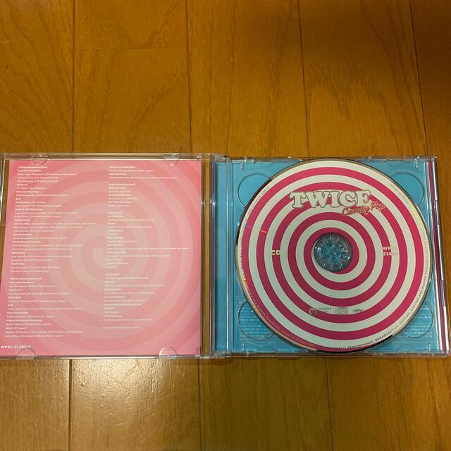 TWICE(トゥワイス)のCandy Pop(初回限定盤A)（CD+DVD） エンタメ/ホビーのCD(K-POP/アジア)の商品写真