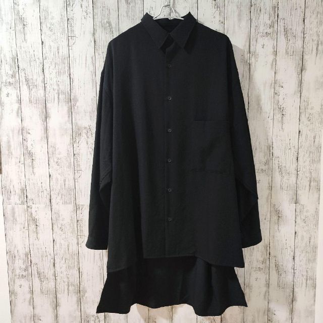 Yohji Yamamoto - 美品☆ヨウジヤマモトプールオム シワギャバ 前後