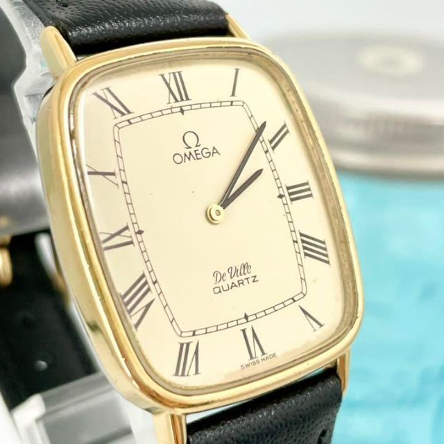 OMEGA - 533 オメガ デビル時計 メンズ腕時計 アンティーク プッシュ