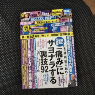 コウダンシャ(講談社)の週刊現代 2022年 9/17号(ニュース/総合)