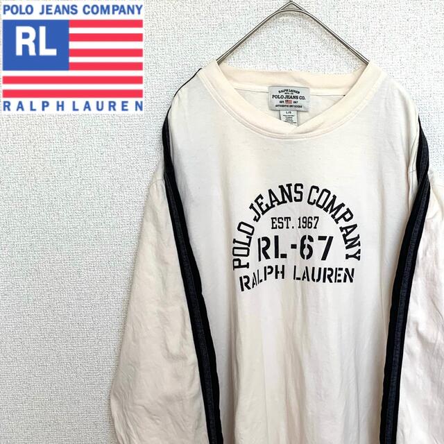 Ralph Lauren(ラルフローレン)の90s USA製 ポロ ジーンズ カットソー 長袖Tシャツ ヴィンテージ ラルフ メンズのトップス(Tシャツ/カットソー(七分/長袖))の商品写真