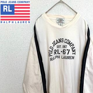 ラルフローレン(Ralph Lauren)の90s USA製 ポロ ジーンズ カットソー 長袖Tシャツ ヴィンテージ ラルフ(Tシャツ/カットソー(七分/長袖))