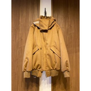 Edwina Horl ハイネックフードブルゾン カシミヤ 14AW