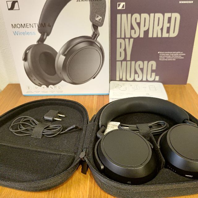 SENNHEISER - MOMENTUM 4 Wireless Black ゼンハイザーの+atop.com.ar