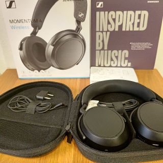 ゼンハイザー(SENNHEISER)のMOMENTUM 4 Wireless Black ゼンハイザー(ヘッドフォン/イヤフォン)