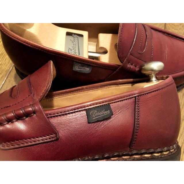 Paraboot Reims サイズ5H バーガンディ パラブーツ ランス 4