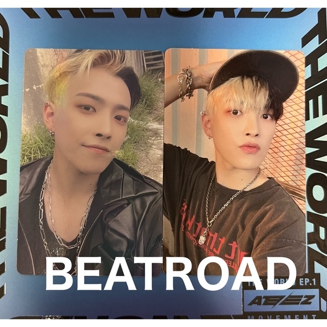 ATEEZ ホンジュン BEATROAD MOVEMENT トレカ2枚セットの通販 by shop ...