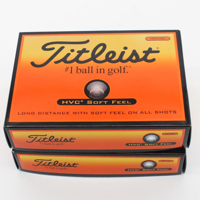 Titleist(タイトリスト)のタイトリスト ソフトフィール 2ダース24個 オレンジ ゴルフ ゴルフボール スポーツ/アウトドアのゴルフ(その他)の商品写真