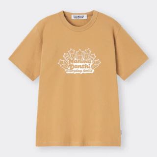 ジーユー(GU)の【新品未使用】コットンクルーネックT(半袖) なにわ男子　オレンジ　大西流星(Tシャツ(半袖/袖なし))