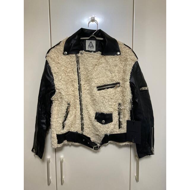 UNIF - UNIF アウター ライダース Sサイズ タグ付き新品の通販 by ラム