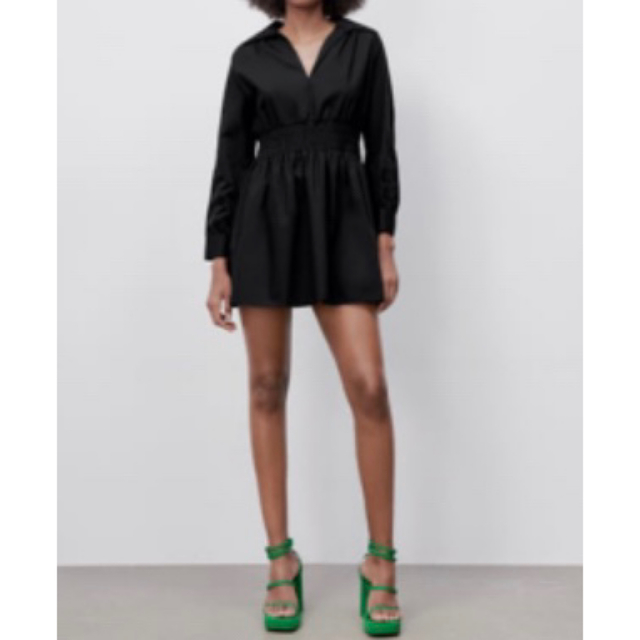 ZARA ザラ ショート丈ワンピース 未使用品 ❣️最終お値下げ ZARA ザラ ショート丈ワンピース 未使用品 ❣️最終お値下げ