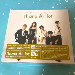 トリプルエー(AAA)のAAA thanx AAA lot アルバム 初回仕様(ポップス/ロック(邦楽))