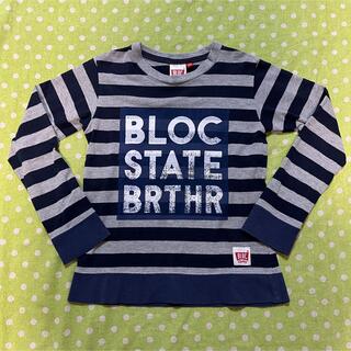 ブロック(BLOC)の【値下げ】ブロック ボーダー ロングtシャツ  120サイズ(Tシャツ/カットソー)