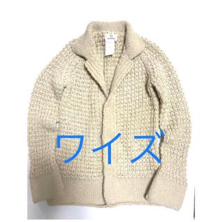 ワイズ(Y's)のワイズ　ニットジャケット　ナチュラルカラー　レディース(ニット/セーター)