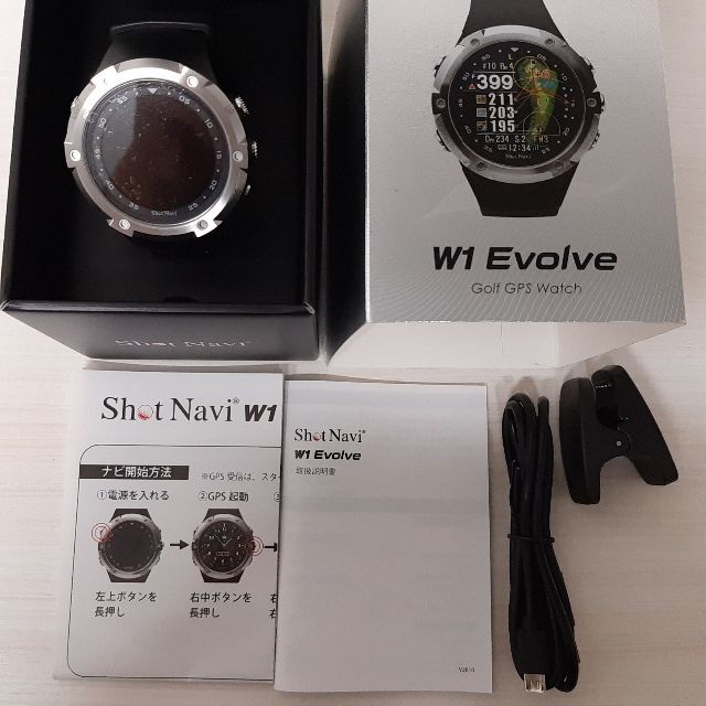 ショットナビ Shot Navi w1 Evolve ゴルフ 距離測定器-