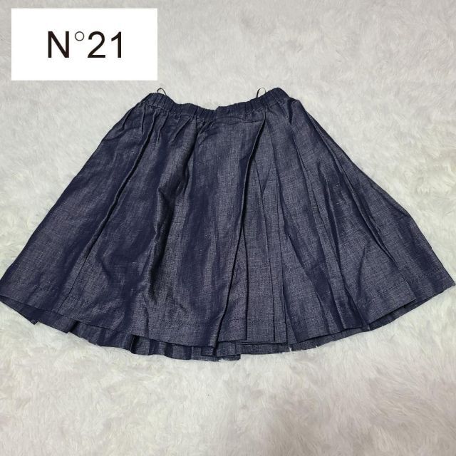 N21 numero ventuno(ヌメロヴェントゥーノ)　麻、綿　スカート秋冬物大大大セールkomono