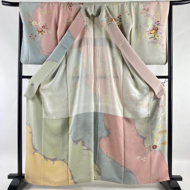 訪問着 美品 逸品 身丈162.5cm 裄丈66.5cm 正絹 【中古】 レディースの水着/浴衣(着物)の商品写真