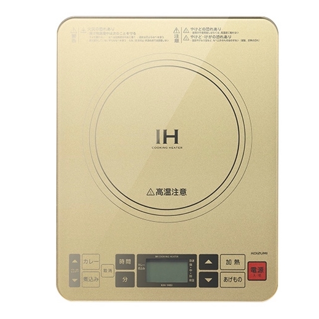 IHクッキングヒーター ガラストップ　コイズミ KOIZUMI スマホ/家電/カメラの調理家電(調理機器)の商品写真