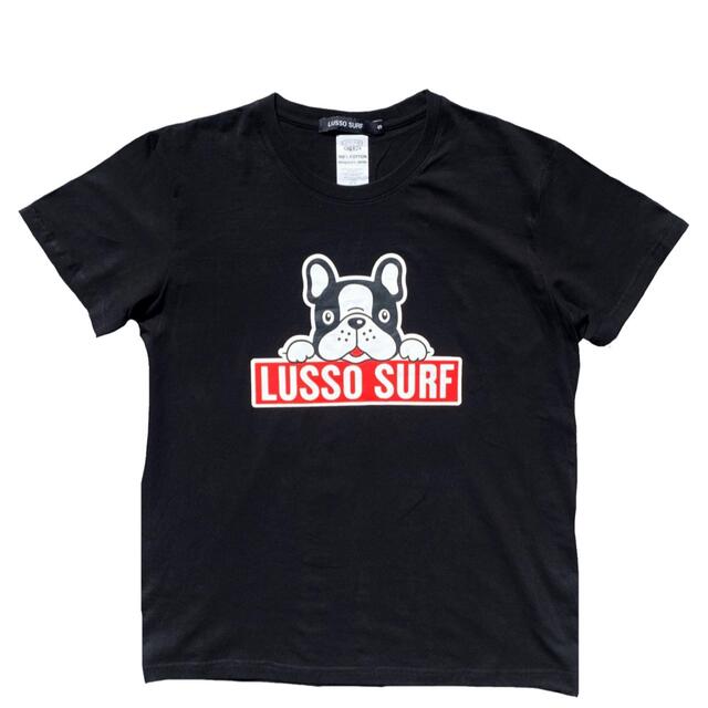 THE NORTH FACE(ザノースフェイス)のカップルコーデに☆LUSSO SURF サーフドッグTシャツ　ブラック　Mサイズ メンズのトップス(Tシャツ/カットソー(半袖/袖なし))の商品写真