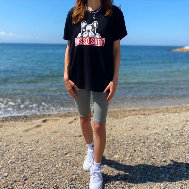 THE NORTH FACE(ザノースフェイス)のカップルコーデに☆LUSSO SURF サーフドッグTシャツ　ブラック　Mサイズ メンズのトップス(Tシャツ/カットソー(半袖/袖なし))の商品写真