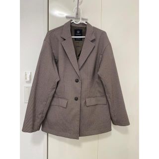 ダブルクローゼット(w closet)の★即購入OK★wcloset シングル前テーラードジャケット クロチェック(テーラードジャケット)