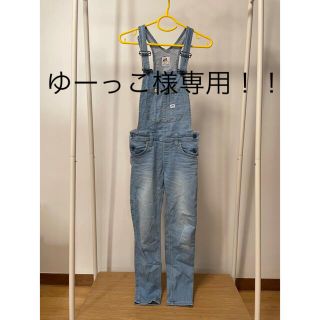 リー(Lee)のゆーっこ様専用！！！！！Lee X-girl コラボ商品　サロペット　美品(サロペット/オーバーオール)