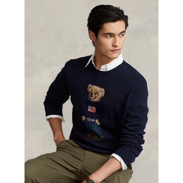 大流行中! RALPH POLO LAUREN セーター コットンリネン ベア Polo