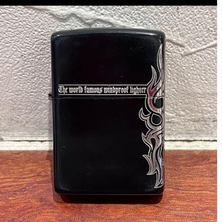 ジッポー(ZIPPO)のZIPPO ジッポ NNB-BM ナイトアンドナイト マットブラック　火花確認○(タバコグッズ)